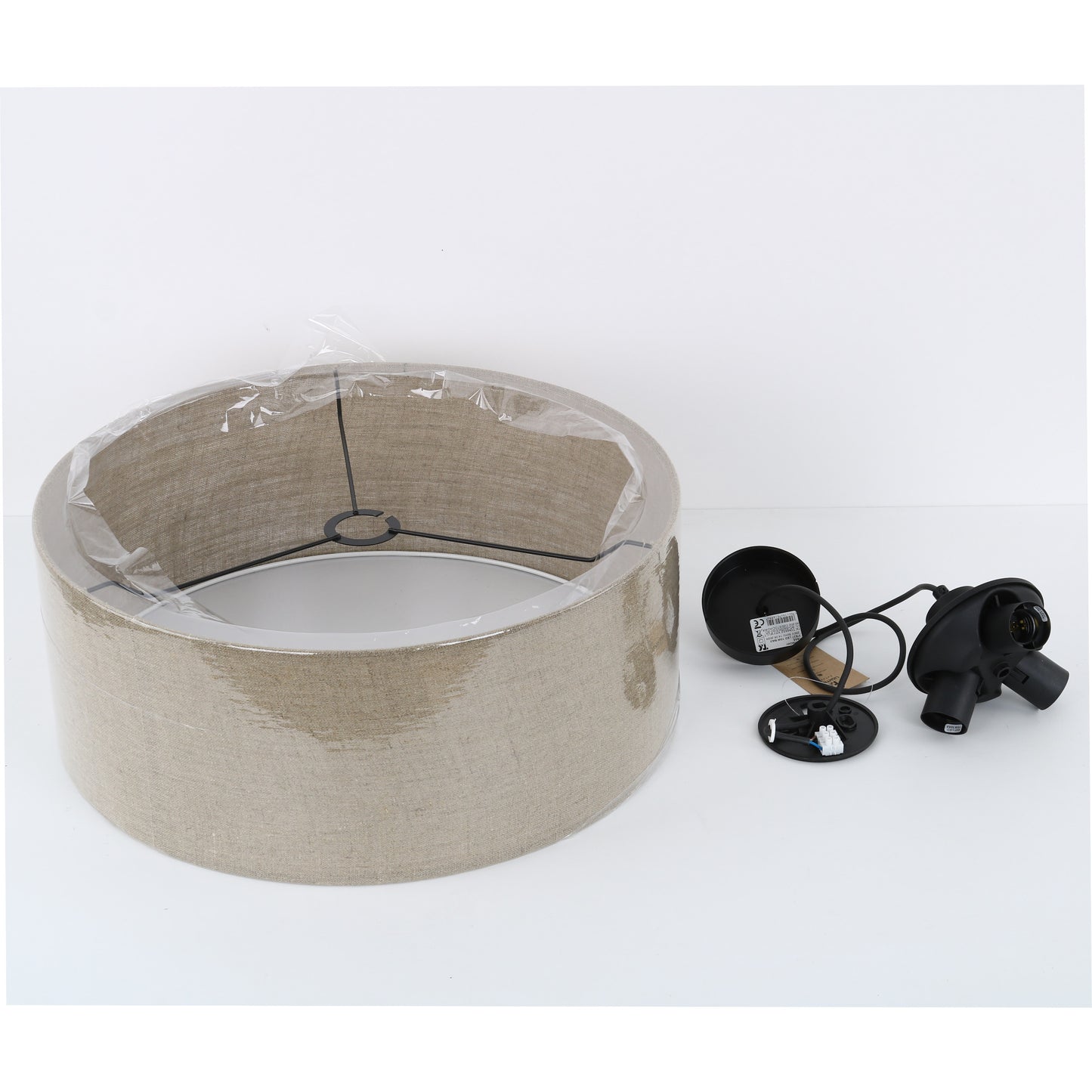 Lampa EART 500 × 500 × 1100 mm džuts - N1 Home