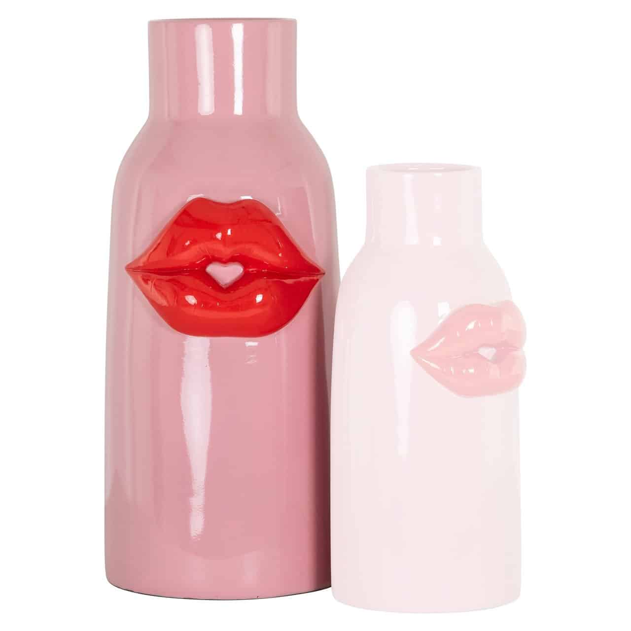 Vāze Blythe L Richmond Interiors 18,5/20,5/41,5 cm rozā