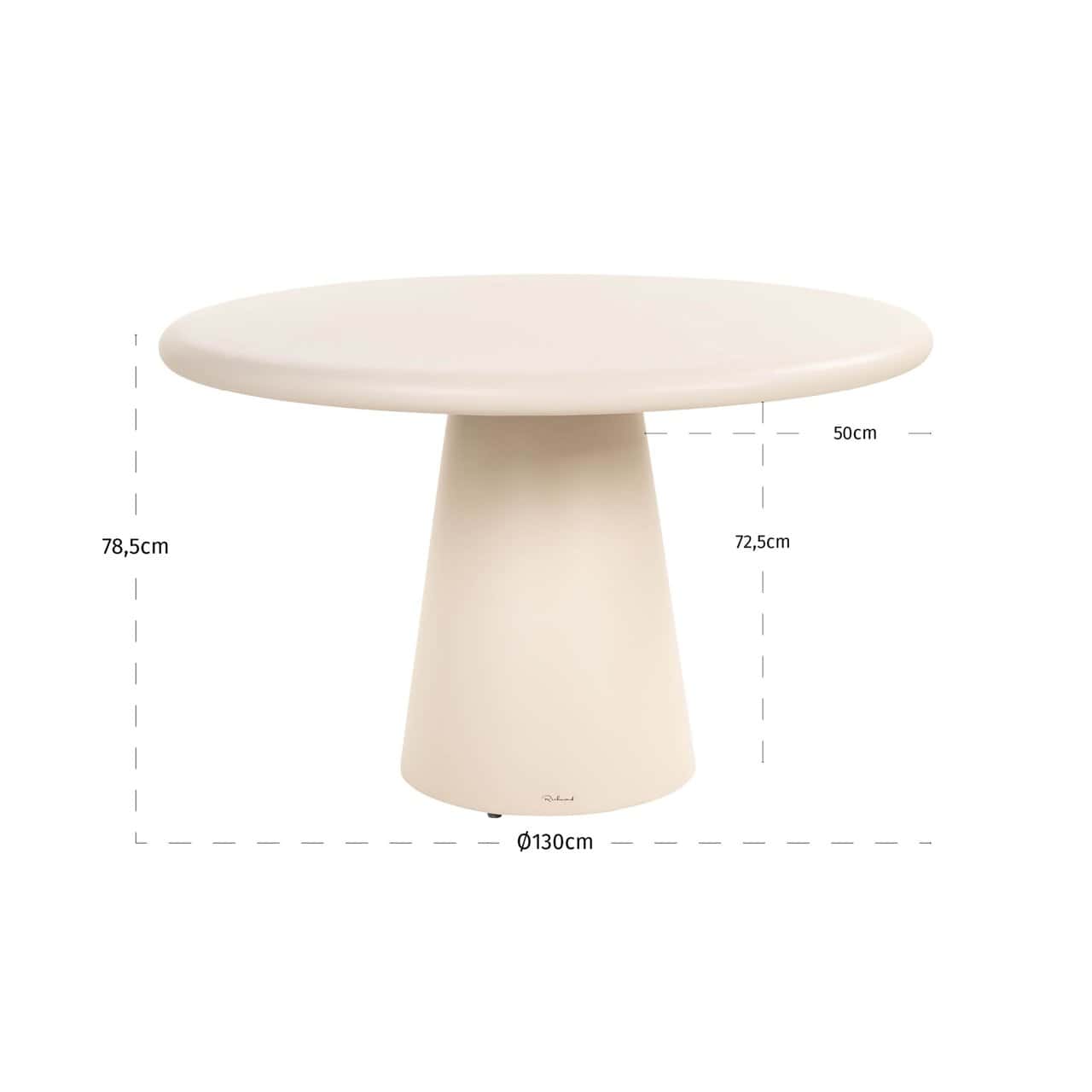 Āra ēdamgalds Urban Bloom Richmond Interiors 130/78/130 cm sandstone