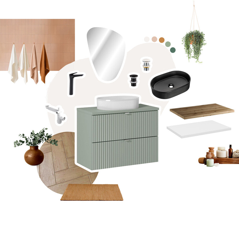 Izlietne Bey 48/11/32; 56/10/36 cm melns - N1 Home