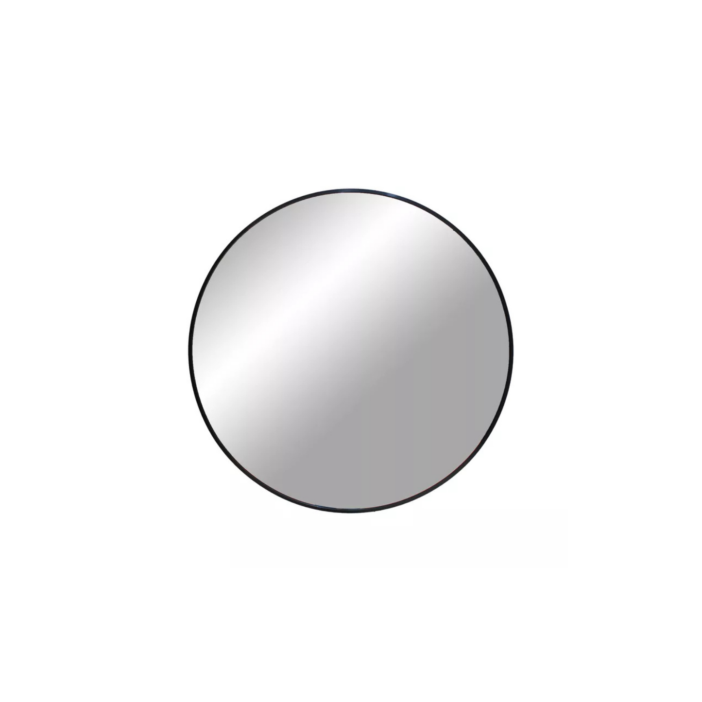 SANTA Apaļš sienas spogulis, melns rāmis, 60 cm - N1 Home