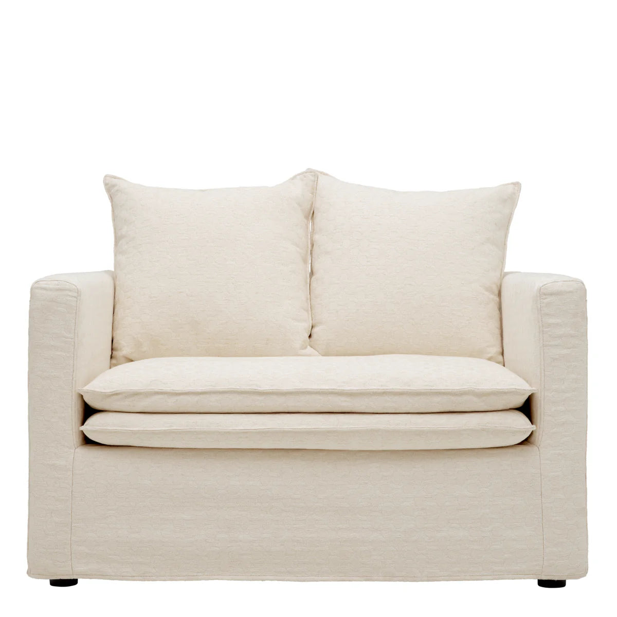 Krēsls Montgomery Eichholtz 118/100/91 cm Sunbeam off-white - N1 Home