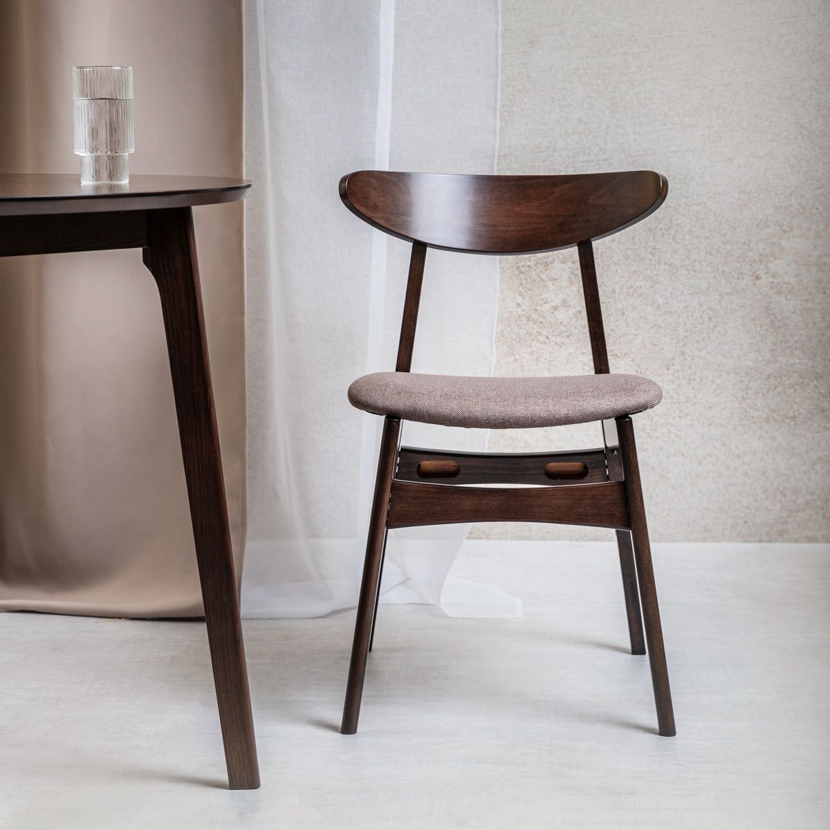 Krēsls Arus 48/55/74 cm tumši brūns