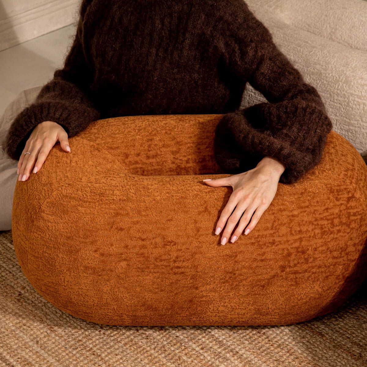 Pufs Lunca 82/52/34 cm sinepes