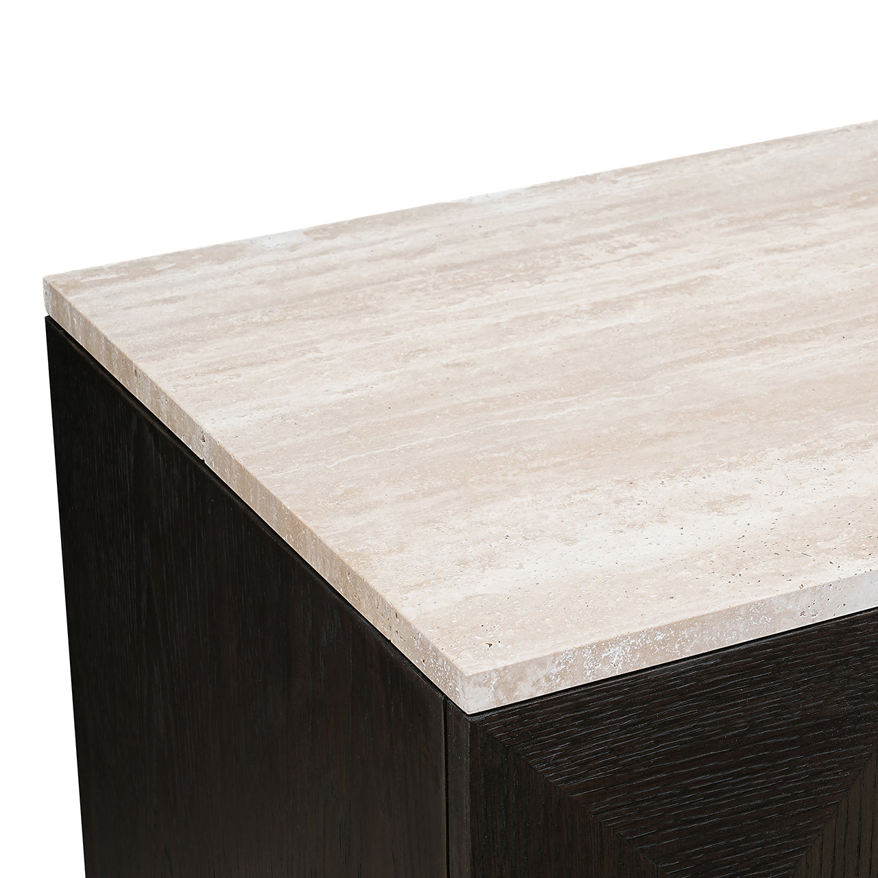 Skapis Claremont ar 2 durvīm Richmond Interiors 138/95/45 cm brūns - N1 Home