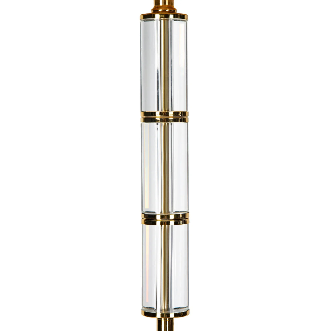 Stāvlampa Beno 46/163 cm balts/zelts - N1 Home