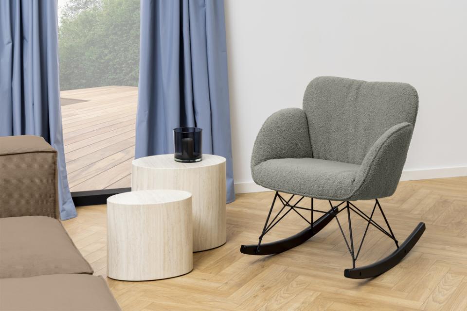 Krēsls Kels 67/90/80 cm pelēkbrūns - N1 Home