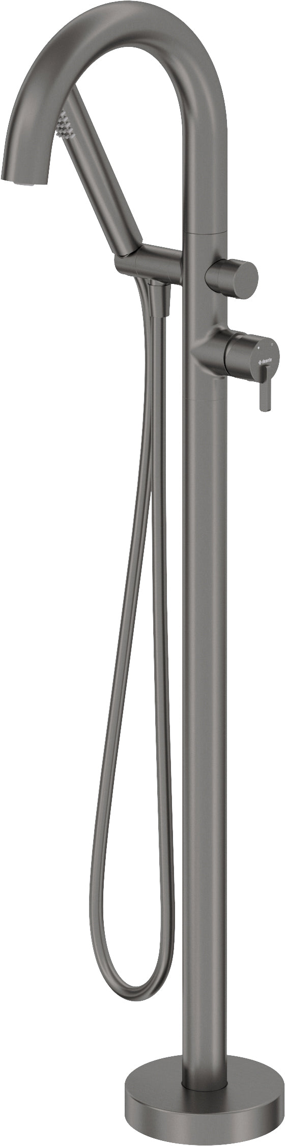 Vannas maisītājs, brīvi stāvošs, ar dušas komplektu Silia 150 cm titanium - N1 Home