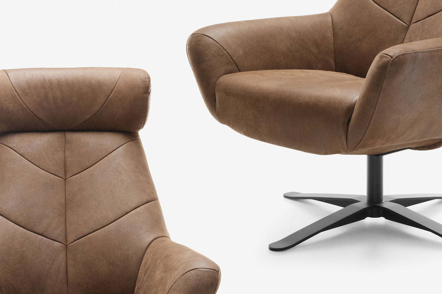 Krēsls Leafa 81/112/83 cm brūns