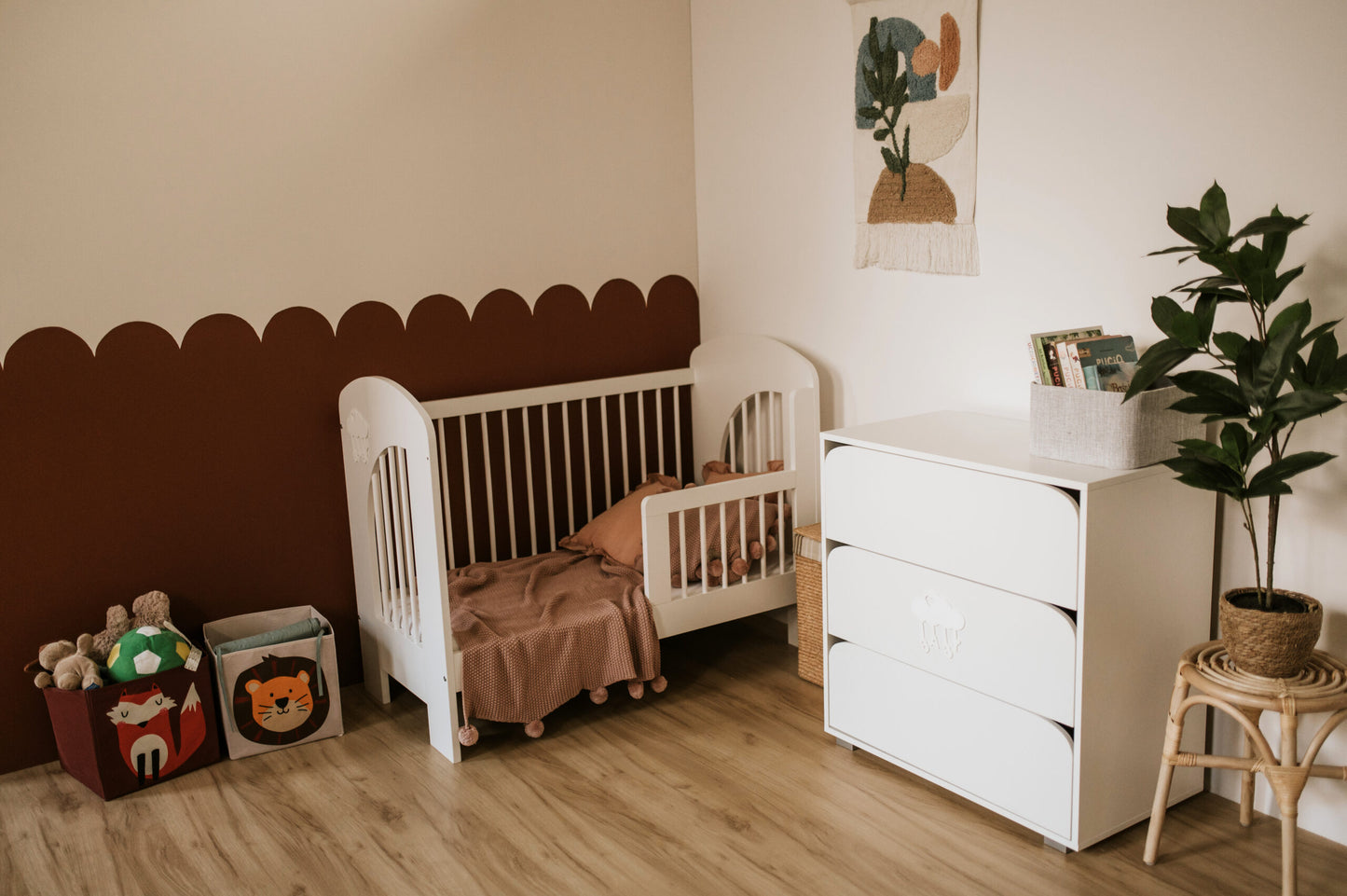 Kumode BAILY B 80/ 83 /45 cm balts - N1 Home