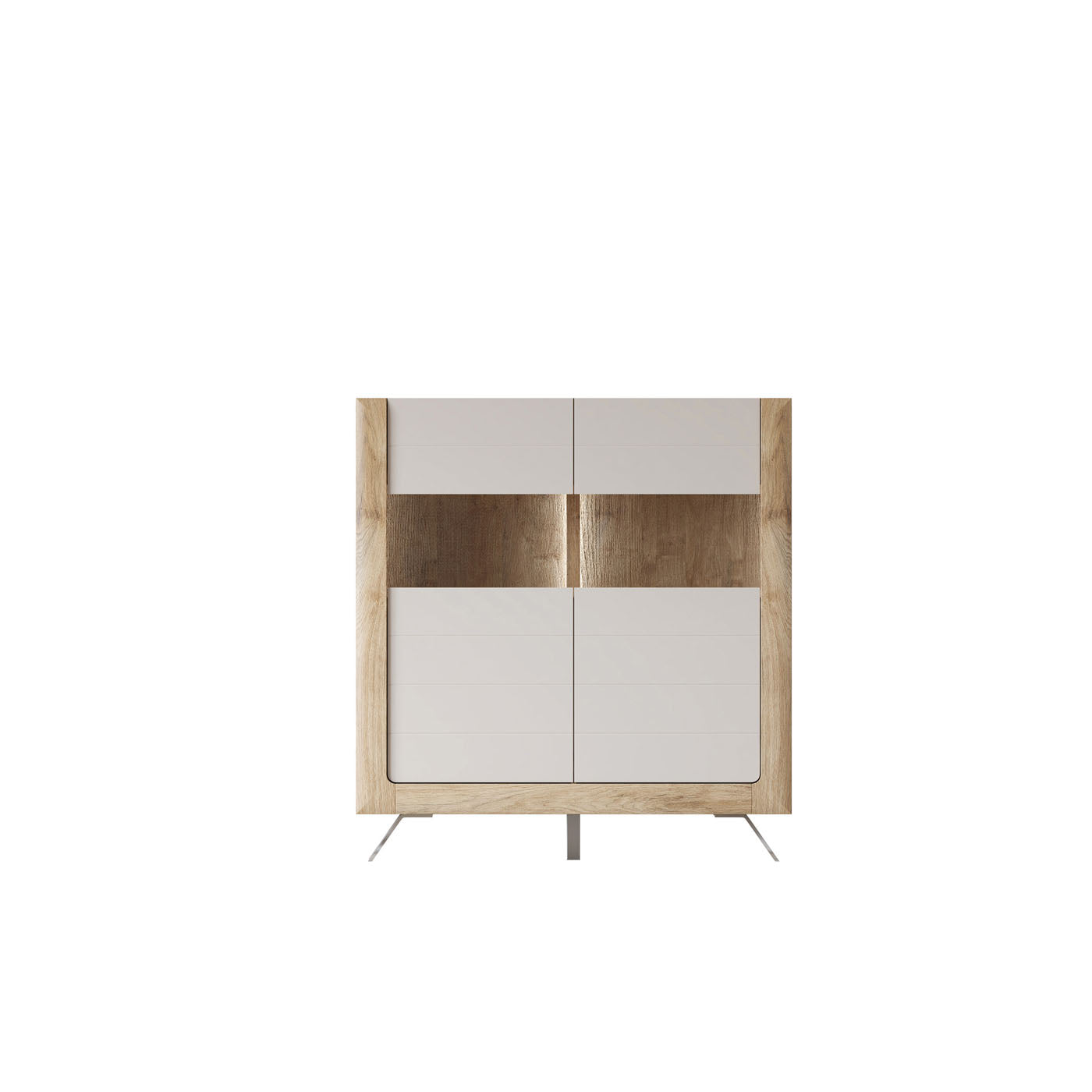 Kumode Kavasari 128/44/137 cm Hamilton ozols/kašmirs - N1 Home