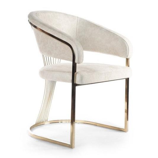 Krēsls ML 61/63/86 krēms/zelts