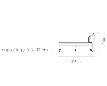 Gulta Marti 140/160/180 x 200 cm terakots - N1 Home