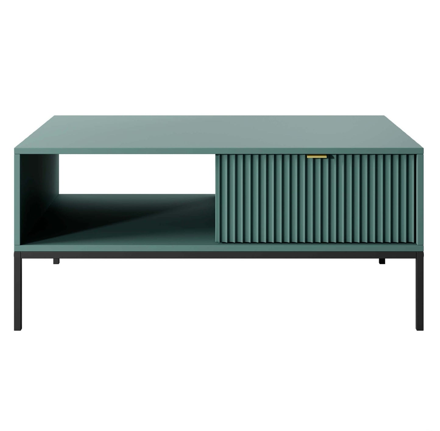 Kafijas galdiņš NV 104/46/68 cm olives/melns - N1 Home