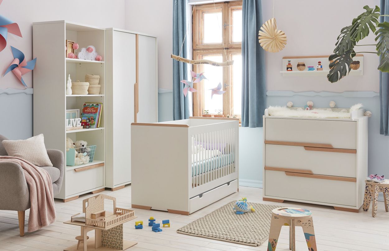 Grāmatu skapis SONI 70/45/195 cm balts - N1 Home