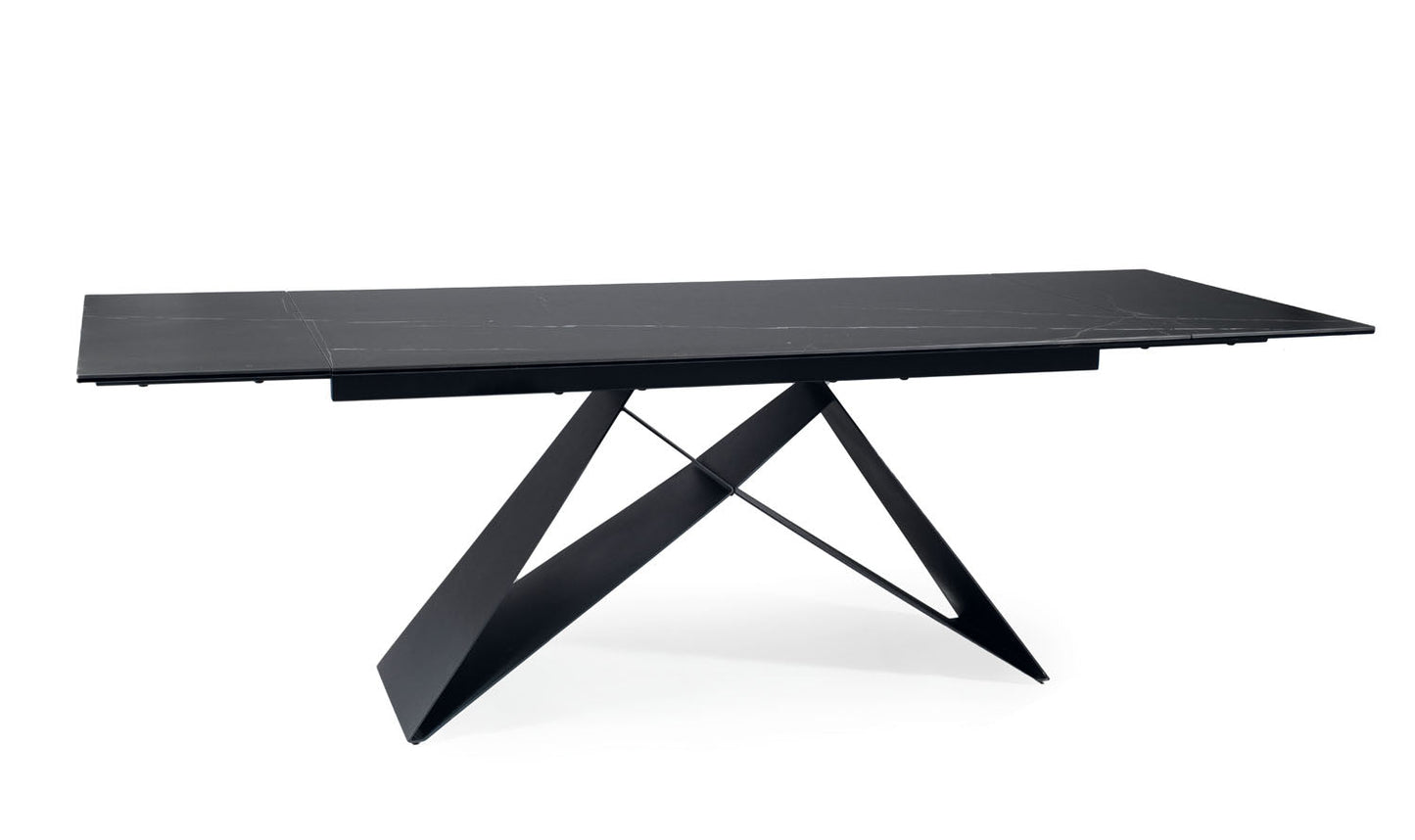 Westin keramikas galds, Sahara Noir 90x160-240 cm