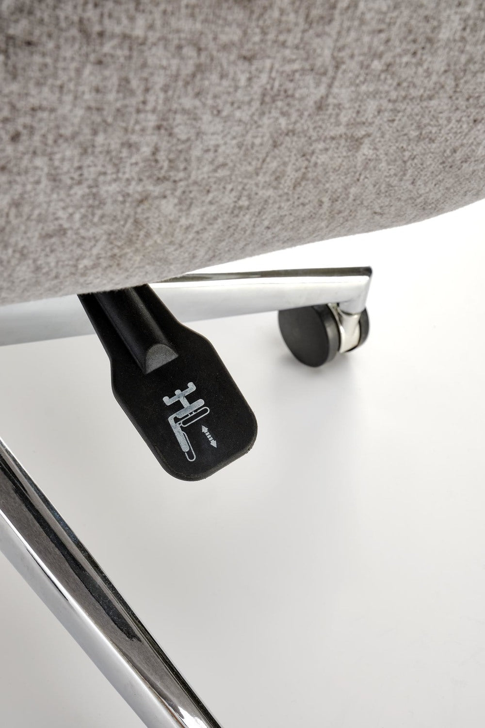 Krēsls Kev 74/68/118-125/47-54 cm gaiši pelēks - N1 Home