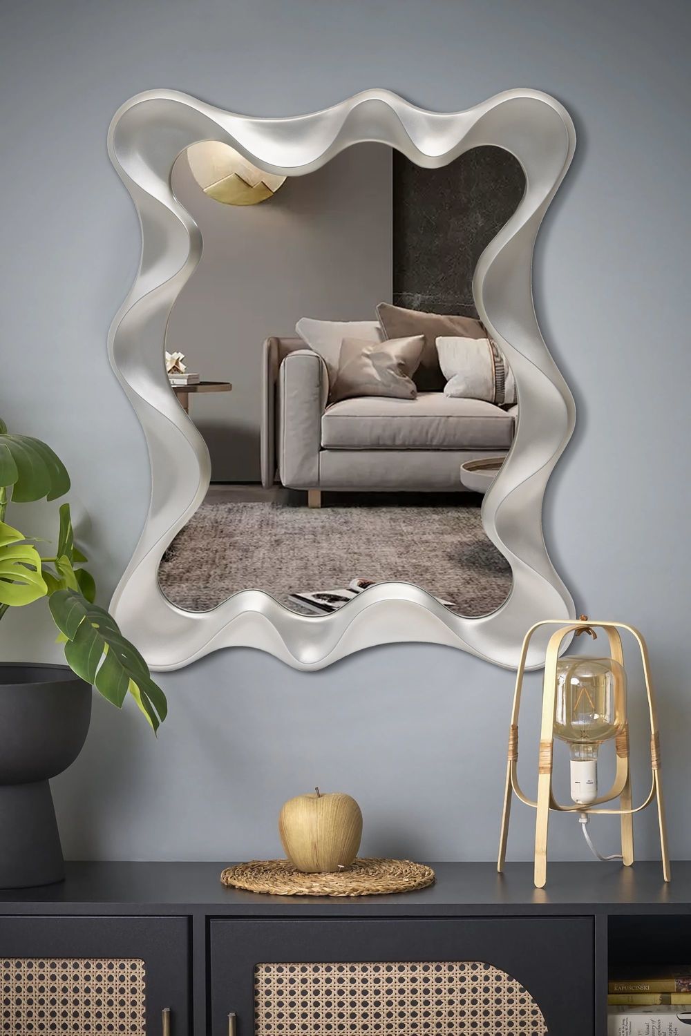 Spogulis Deka 90/70/5 cm antīks sudrabs - N1 Home