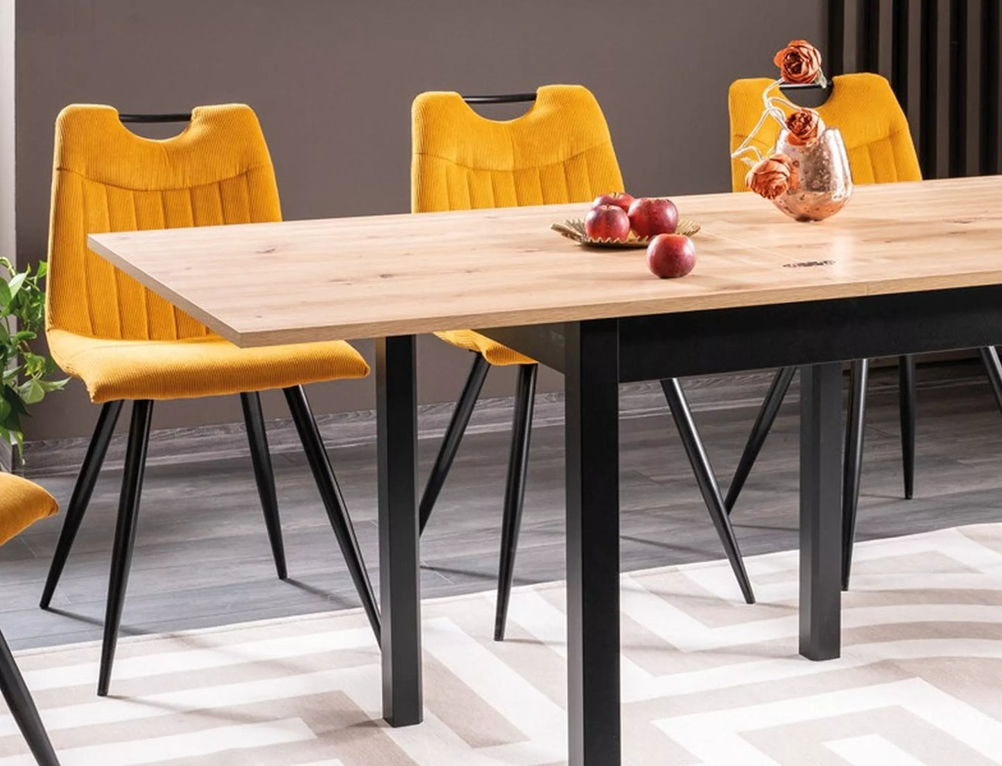 Galds Flisk 50/50 cm ozols - N1 Home