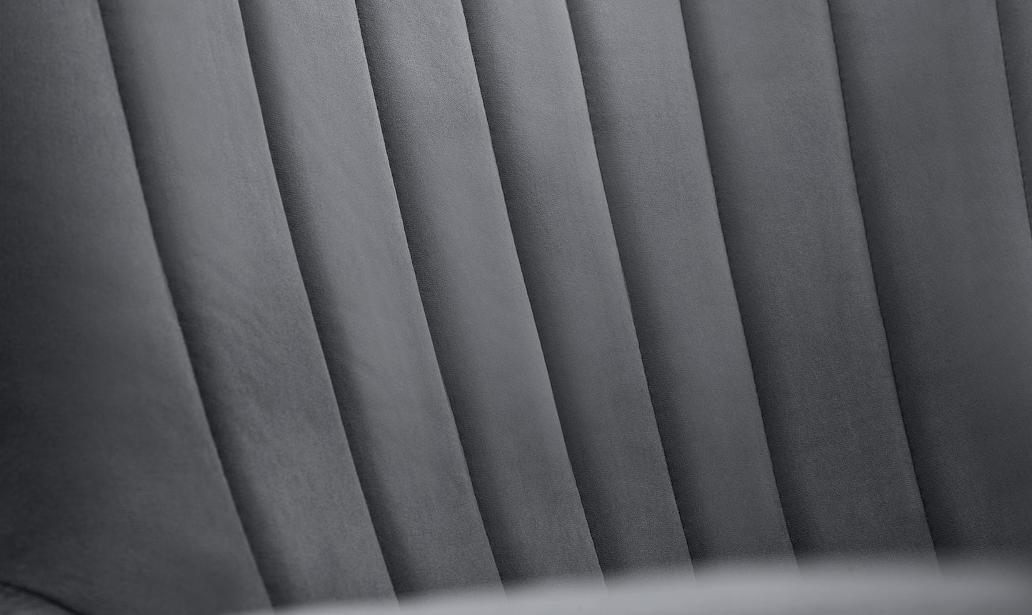 Krēsls Tod 76/100/78 cm pelēks - N1 Home