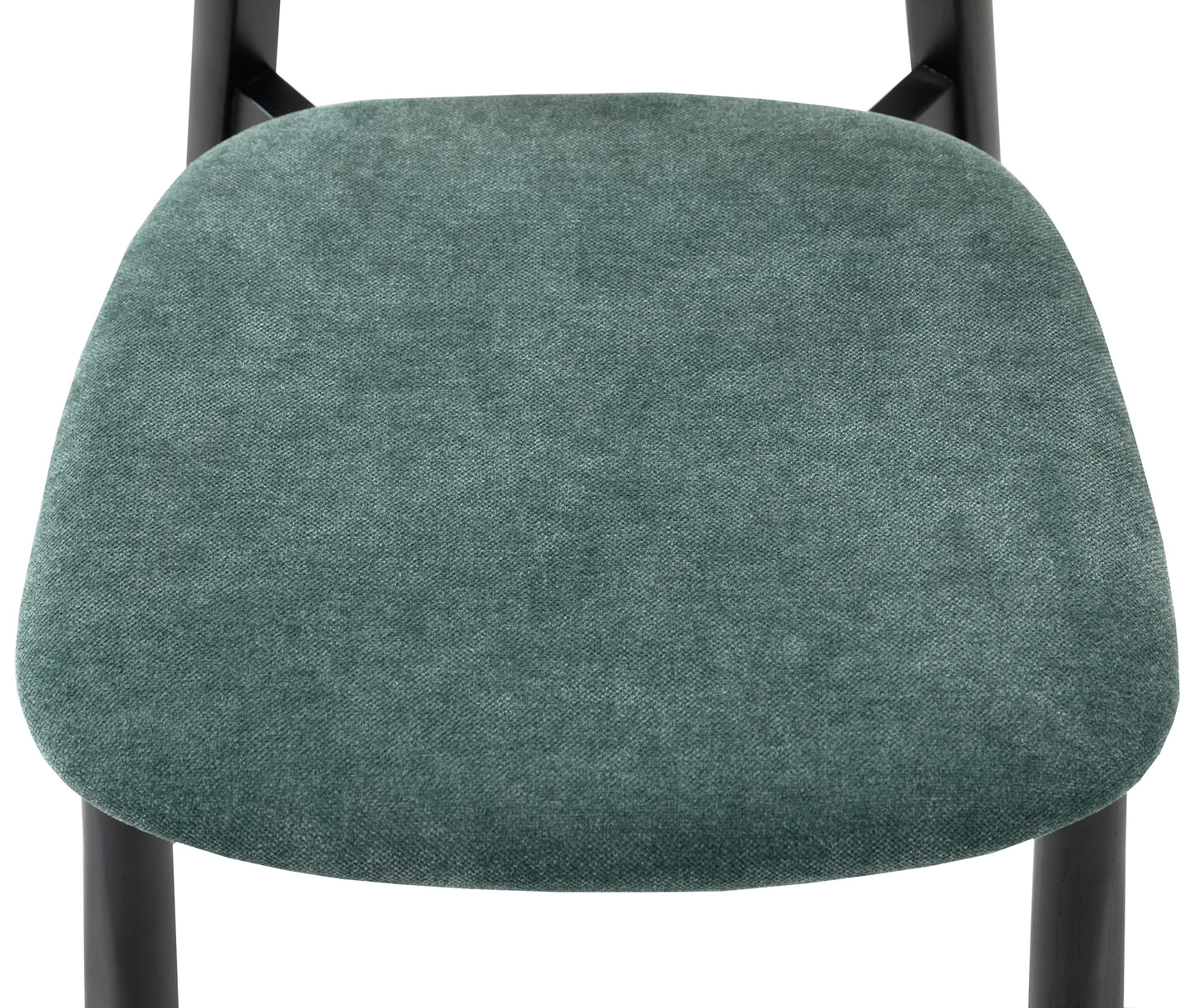 Krēsls Delis 79/48/59 cm tumši zaļs/melns - N1 Home