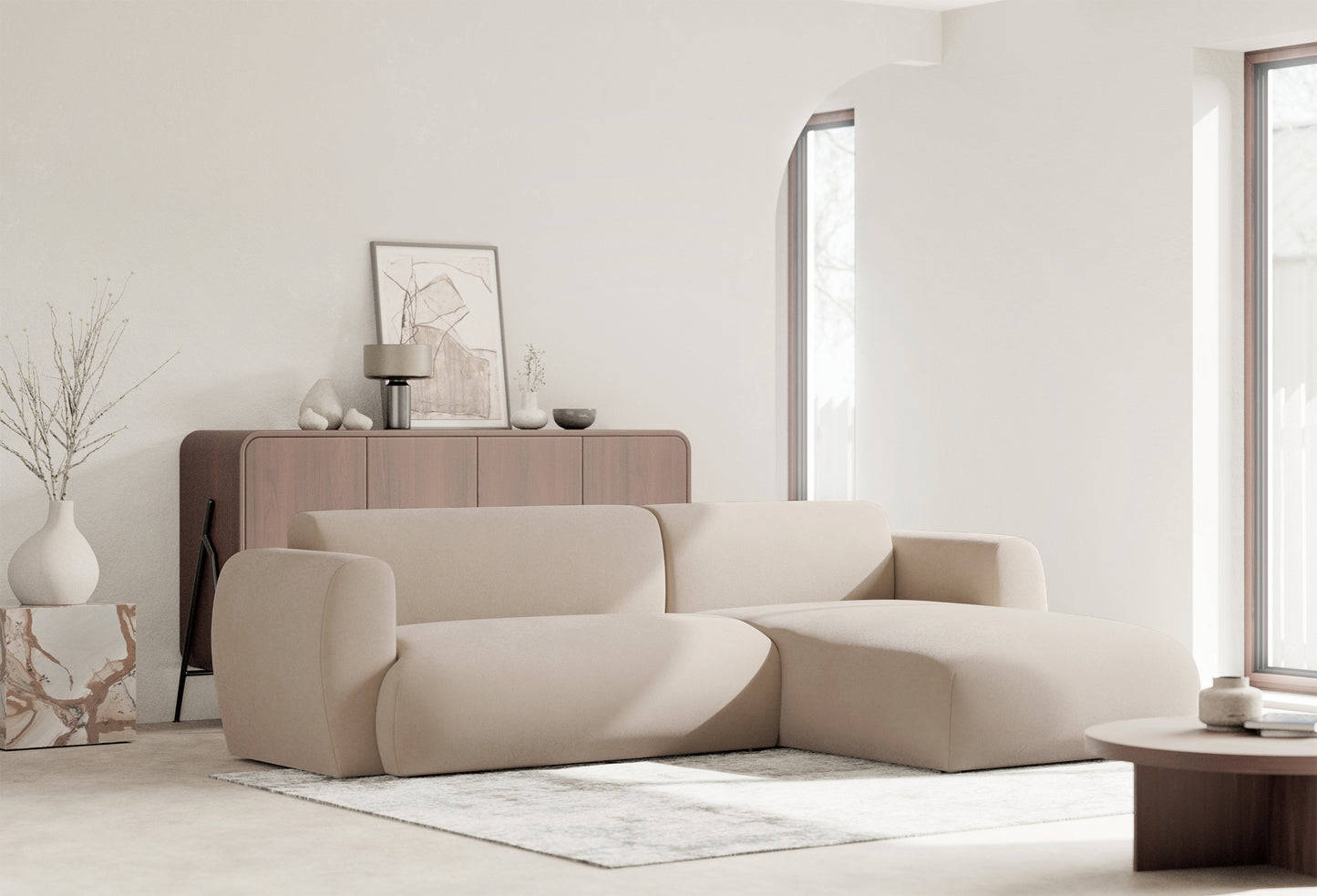 Dīvāns Emil 74/262/156 cm Storm 02