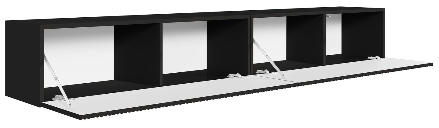 TV skapis Velda 201/28/31 cm melns - N1 Home