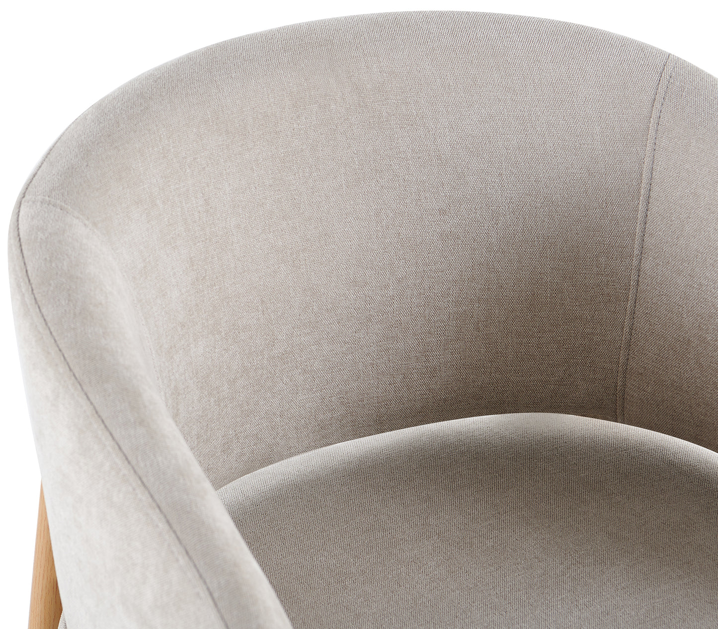 Krēsls Resil 57/82/58 cm gaiši bēšs/ozols