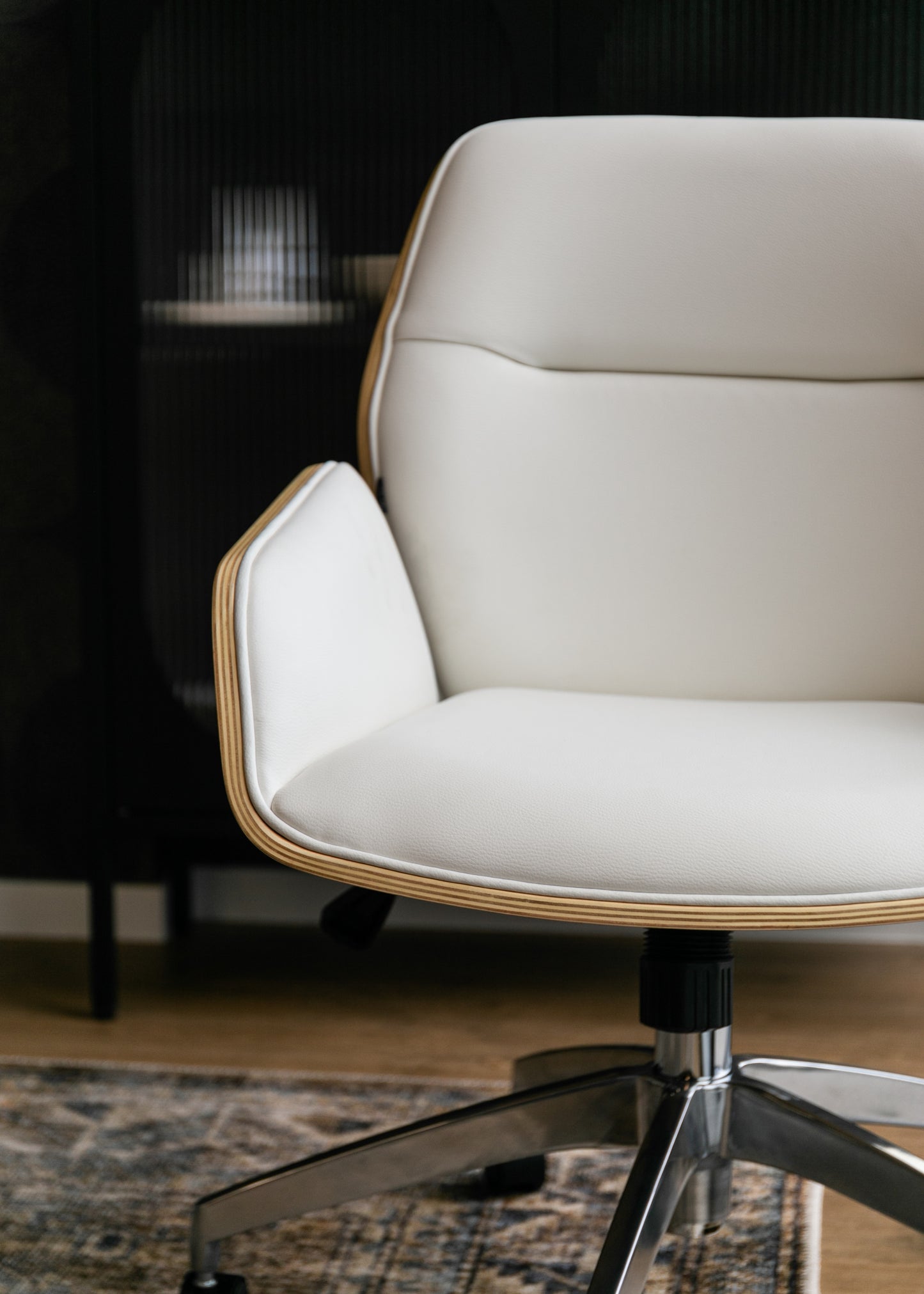 Krēsls Poru 87/58/65 cm balts - N1 Home