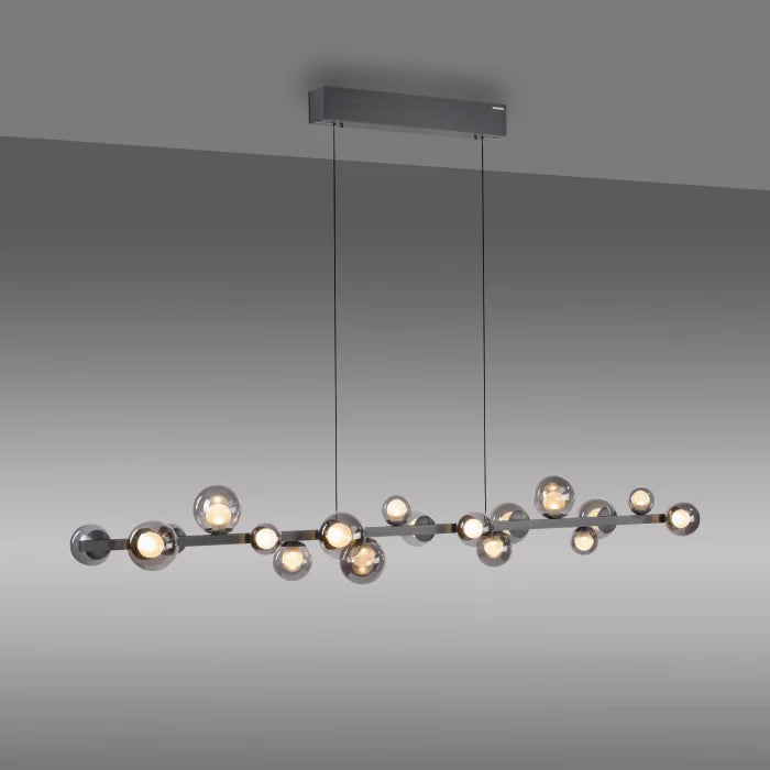 Piekaramā lampa PURE E-Popup 29/240/180 cm pelēks - N1 Home