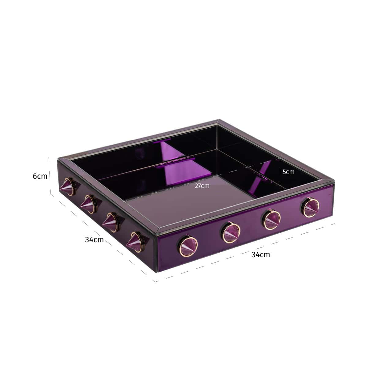 Paplāte Jinx Richmond Interiors 34,5/34,5/6 cm violets