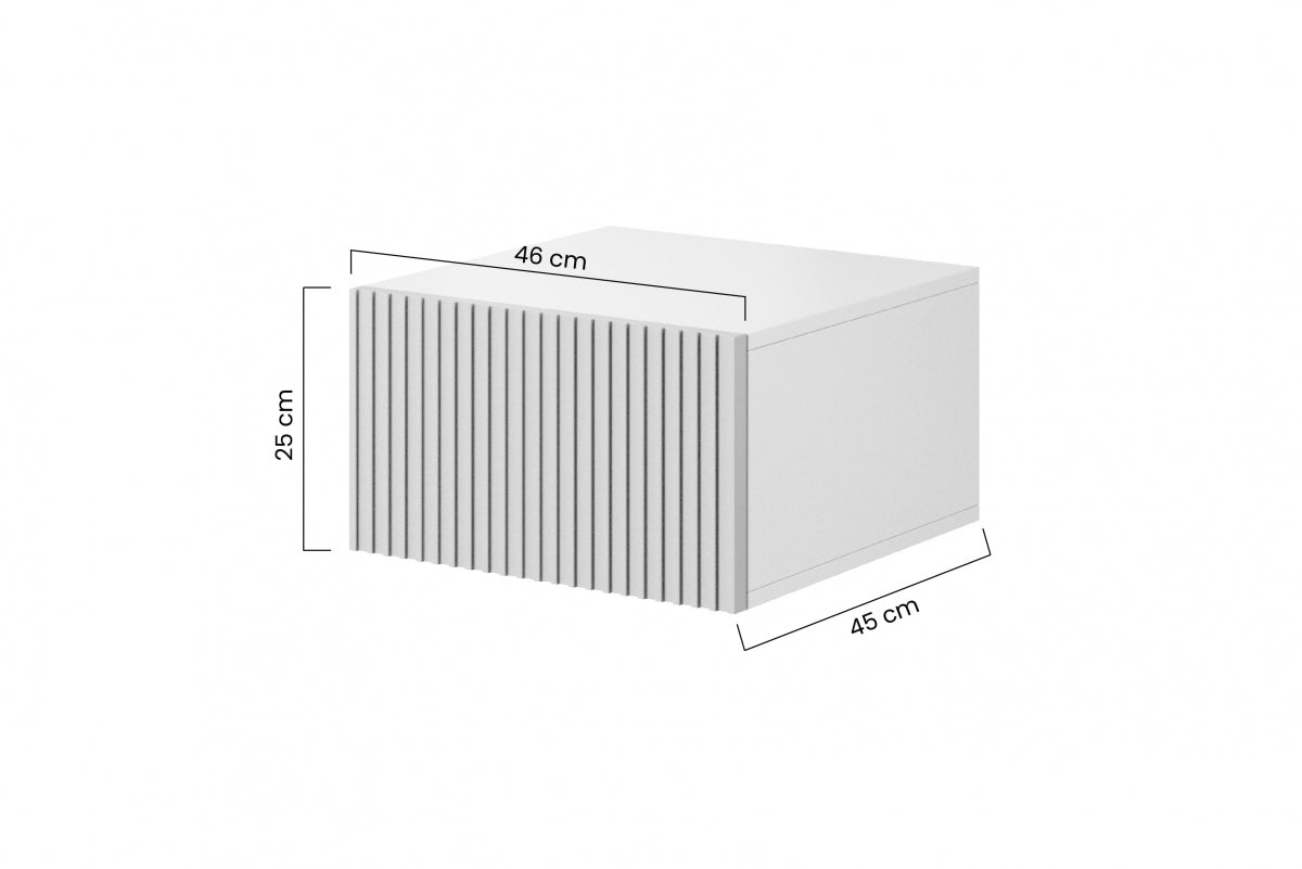 Naktsskapītis (2) AUSTIN 46/25/45 antik rozā - N1 Home