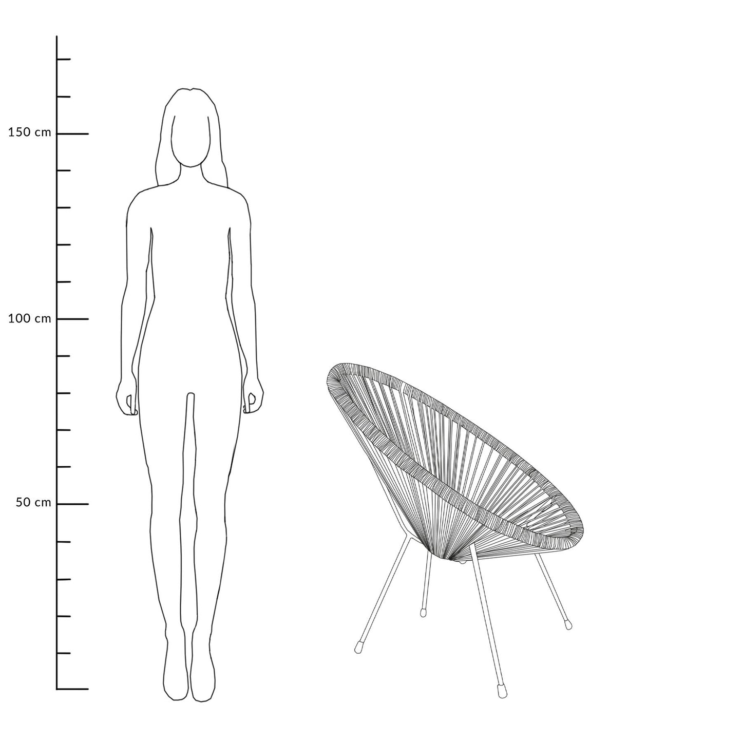 ACAPULCO krēsls pelēks 78,5x73x86 cm - N1 Home