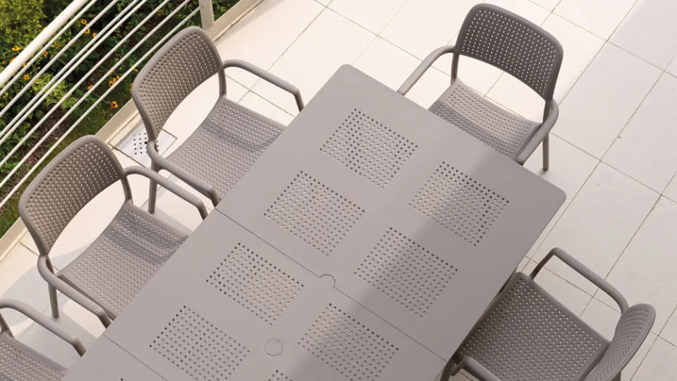 Galds Naro Libe 160/100/74 cm blanko - N1 Home