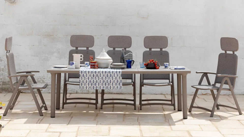 Galds Naro Libe 160/100/74 cm antracīts - N1 Home