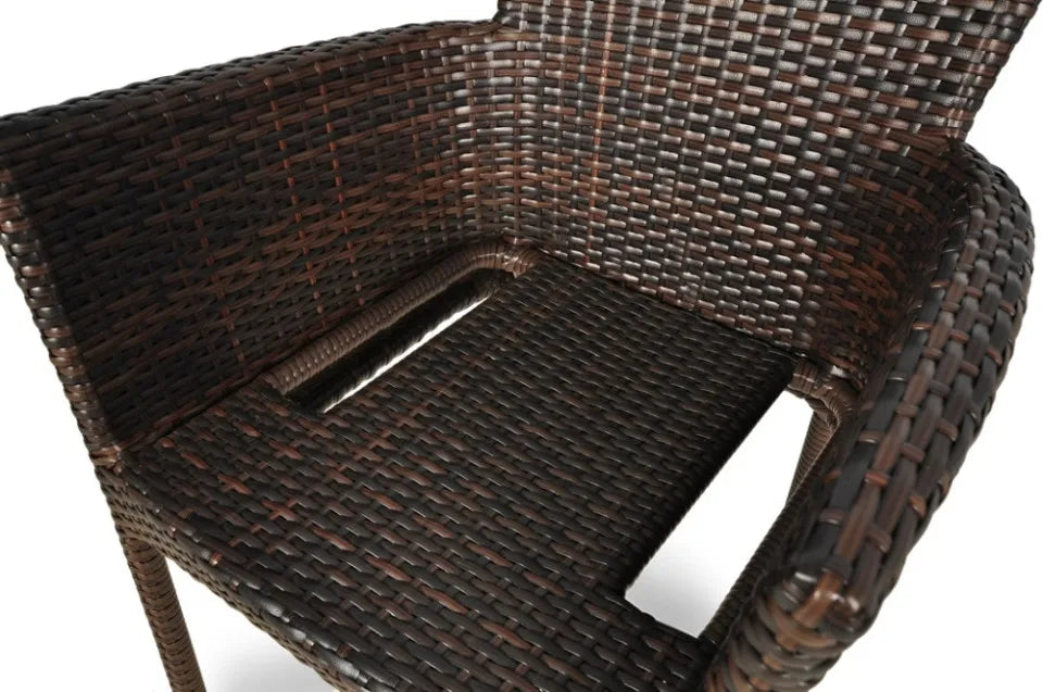 Dārza krēsls Leri 57/62/84 cm brūns - N1 Home