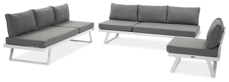 Dārza komplekts Midwi balts - N1 Home