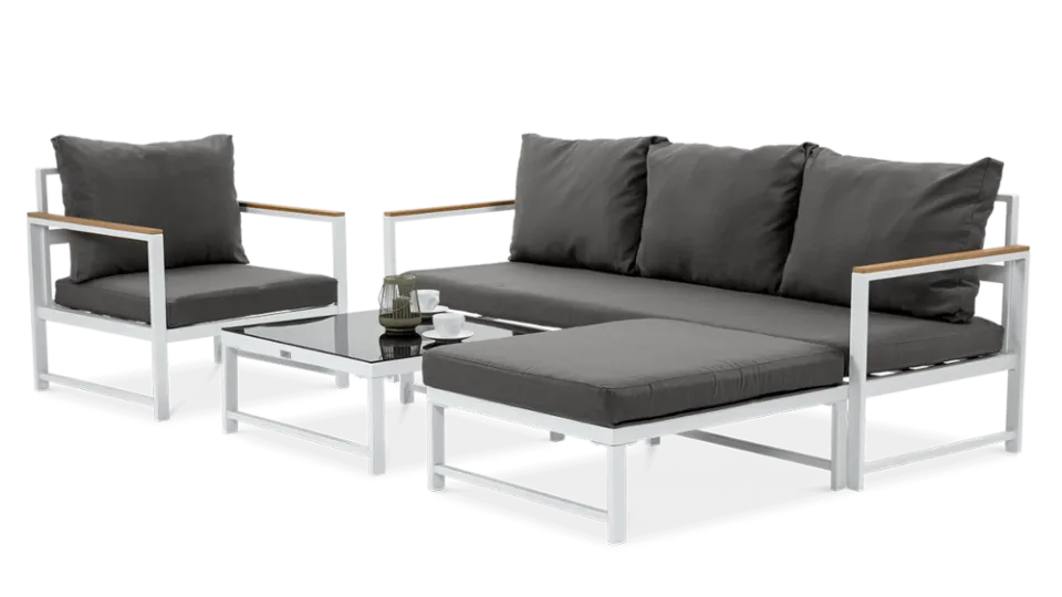 Dārza komplekts Orlan Fory balts - N1 Home