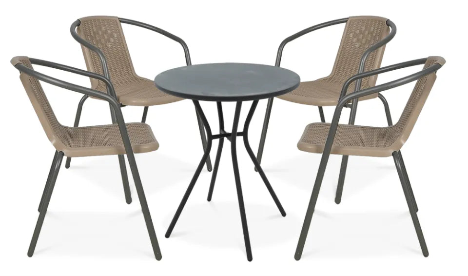 Balkona komplekts Simpy 4+ 1  kappučino - N1 Home