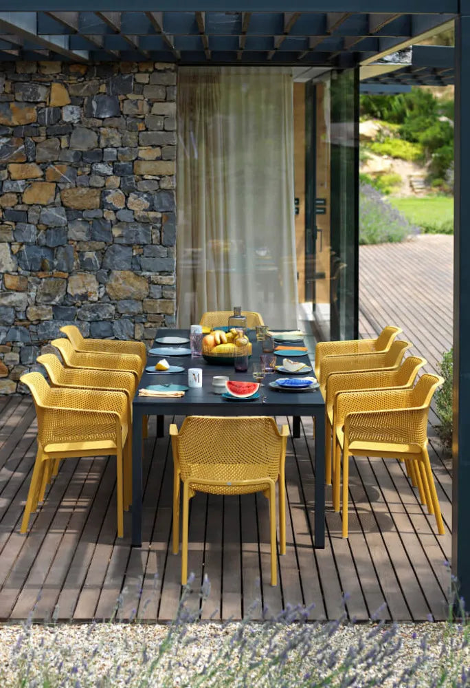 Krēsls Naro Nets 60/80/58 cm senape - N1 Home