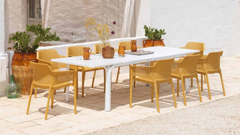 Krēsls Naro Nets 60/80/58 cm senape - N1 Home