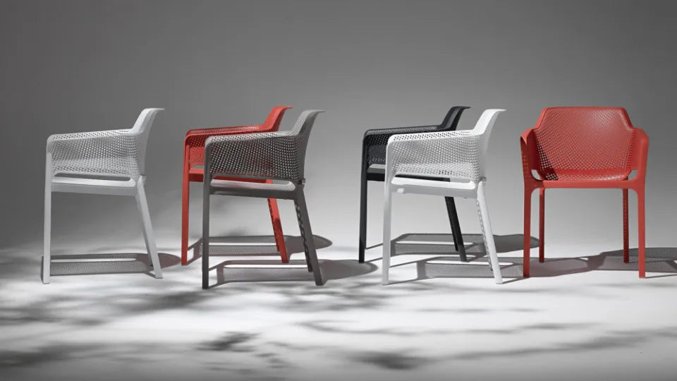 Krēsls Naro Nets 60/80/58 cm korallo - N1 Home