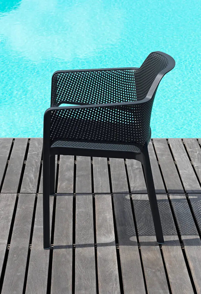 Krēsls Naro Nets 60/80/58 cm korallo - N1 Home