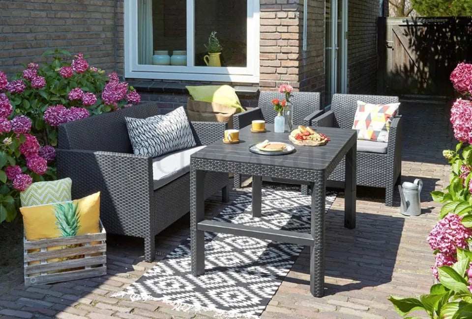 Galds Naro Ly 116/71/40-64 cm grafits - N1 Home