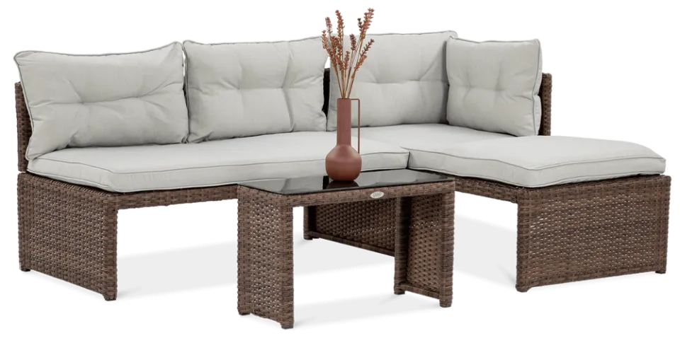 Dārza komplekts Canva brūns - N1 Home