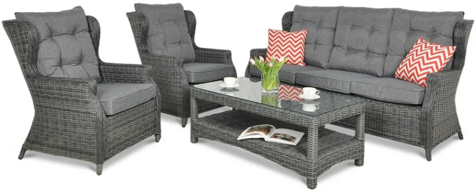 Dārza komplekts Trivo 3 tumši pelēks - N1 Home