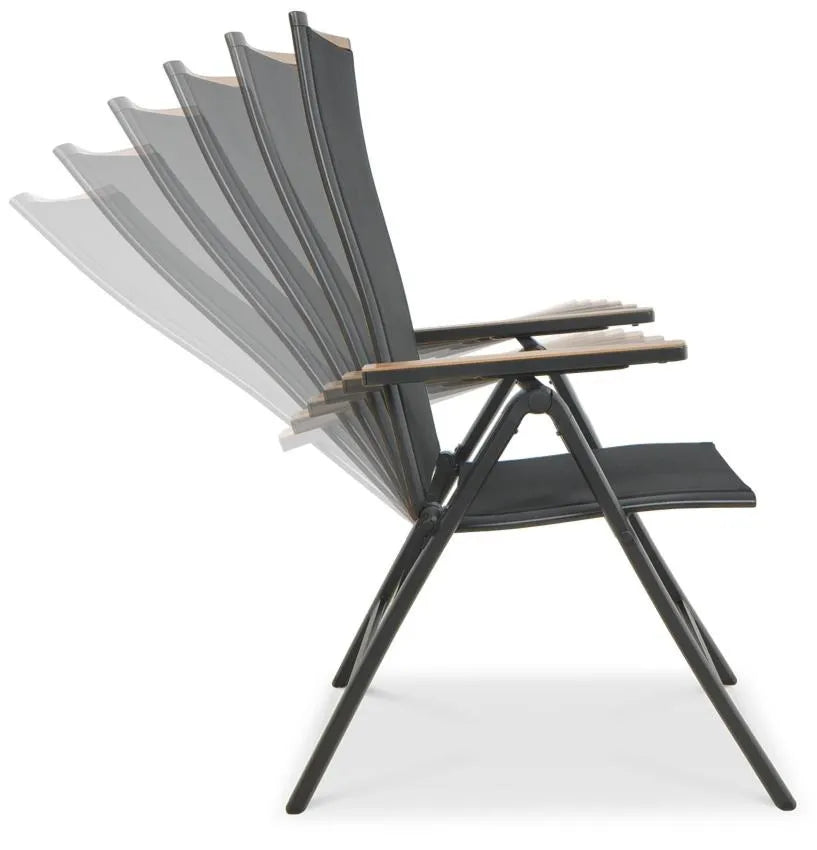 Dārza komplekts Brisbi melns - N1 Home