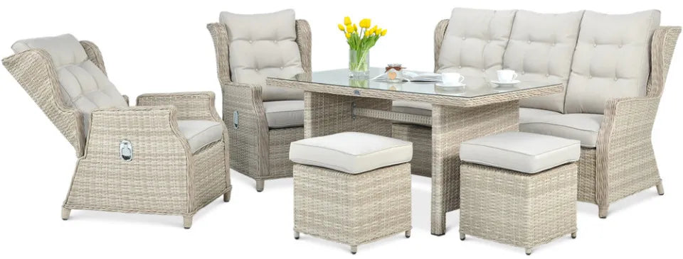 Dārza komplekts Balti Dins bēšs - N1 Home