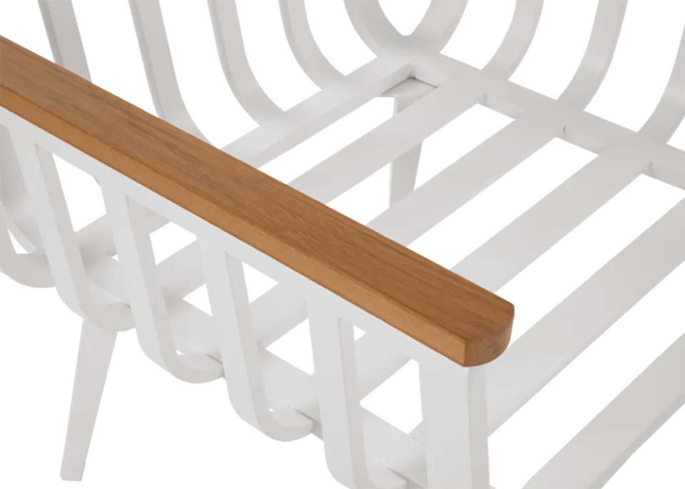 Balkona mēbeles Stelli Kafe balts - N1 Home