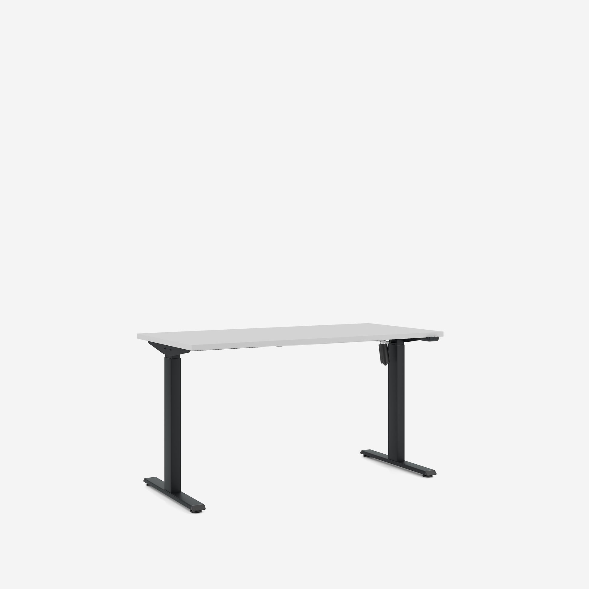 Biroja galds Nuvo 135/65 cm melns/pelēks - N1 Home